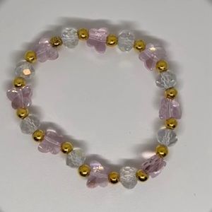 3/$15 Girls Butterfly Charm Bracelet